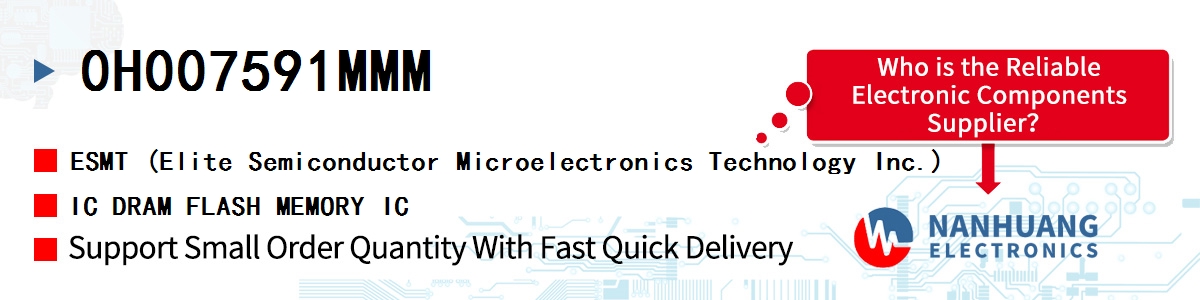 0H007591MMM ESMT IC DRAM FLASH MEMORY IC