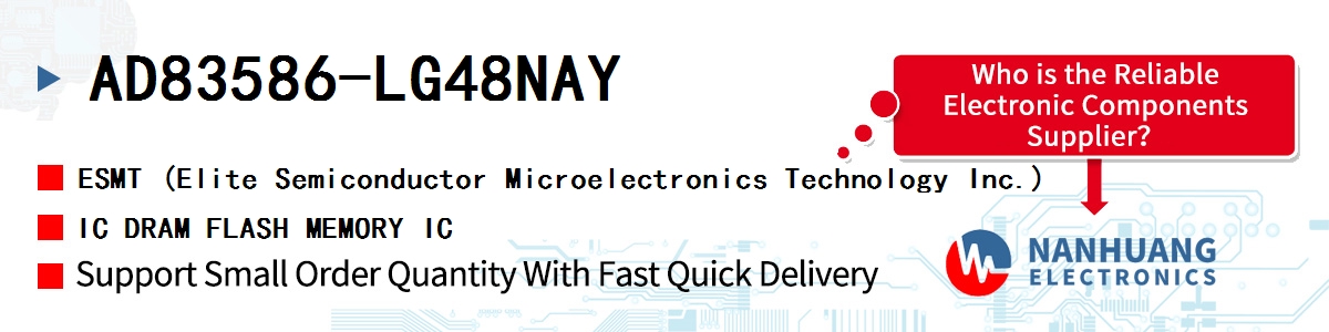 AD83586-LG48NAY ESMT IC DRAM FLASH MEMORY IC