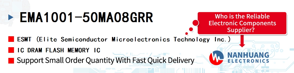EMA1001-50MA08GRR ESMT IC DRAM FLASH MEMORY IC