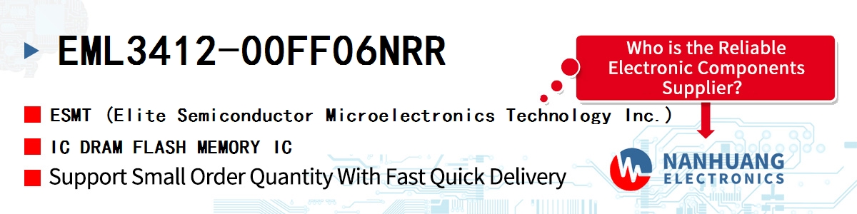 EML3412-00FF06NRR ESMT IC DRAM FLASH MEMORY IC