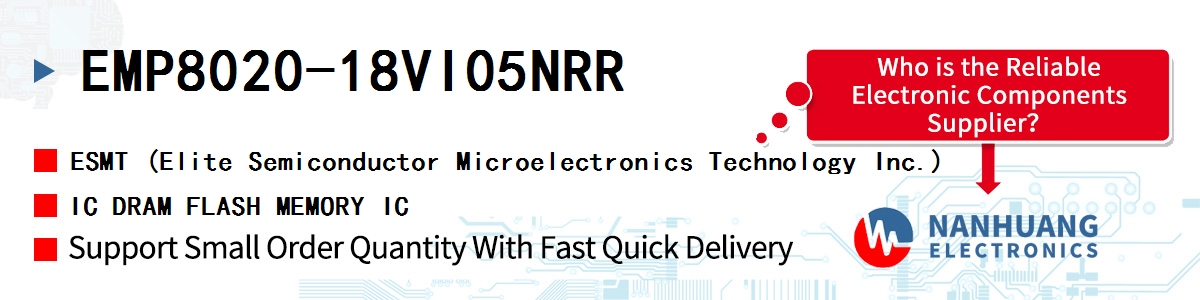 EMP8020-18VI05NRR ESMT IC DRAM FLASH MEMORY IC