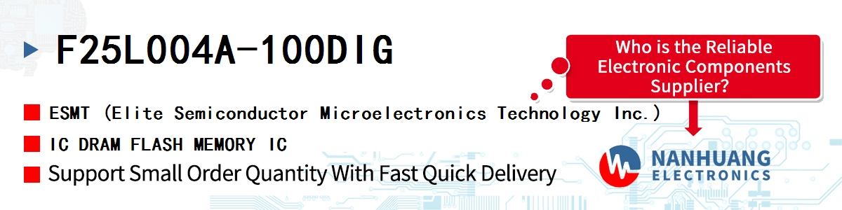 F25L004A-100DIG ESMT IC DRAM FLASH MEMORY IC