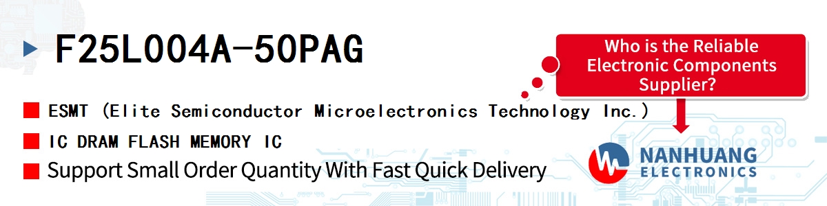 F25L004A-50PAG ESMT IC DRAM FLASH MEMORY IC