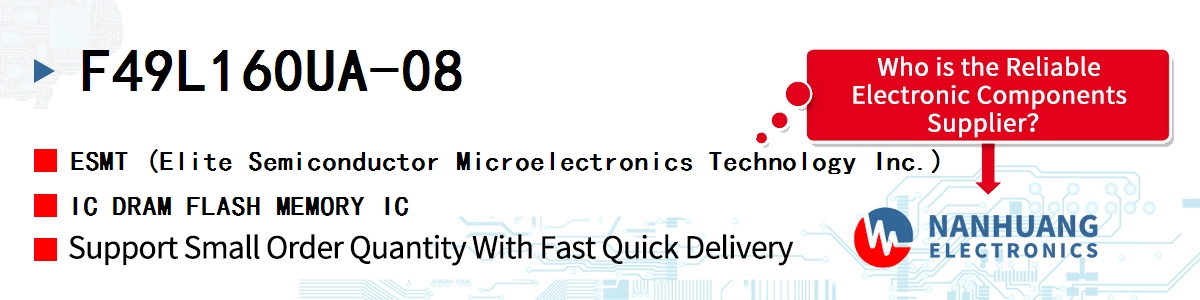 F49L160UA-08 ESMT IC DRAM FLASH MEMORY IC