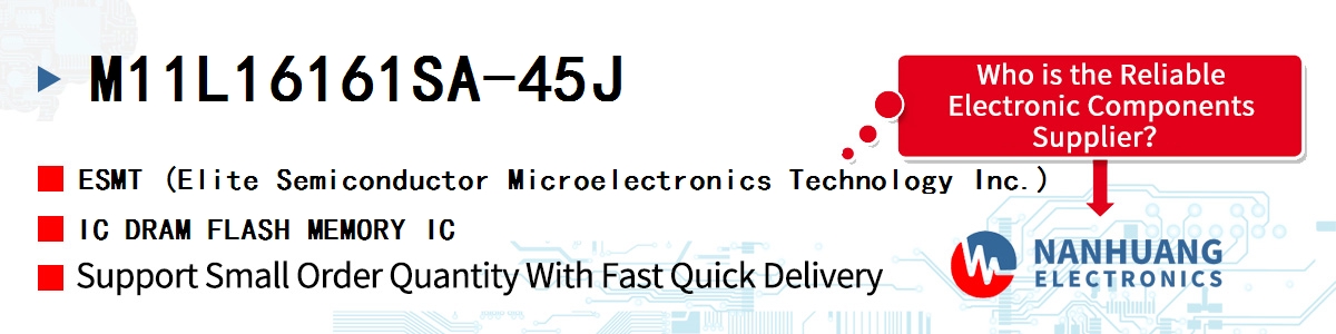 M11L16161SA-45J ESMT IC DRAM FLASH MEMORY IC