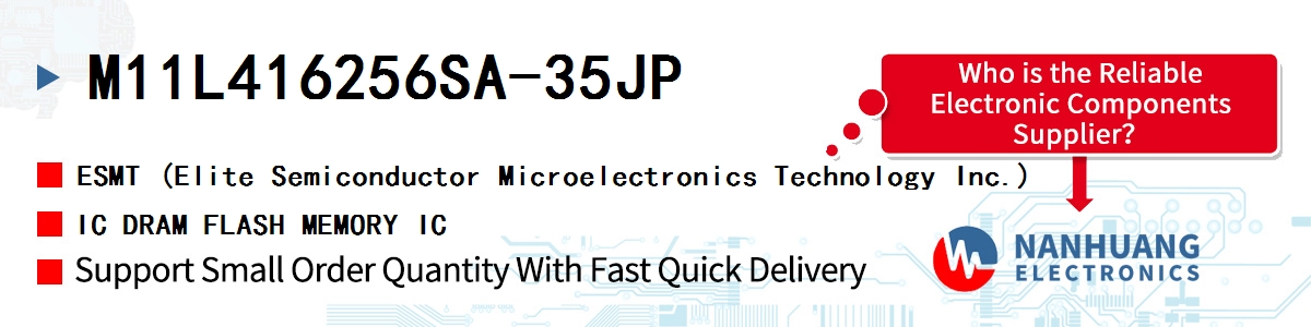 M11L416256SA-35JP ESMT IC DRAM FLASH MEMORY IC