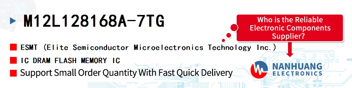 M12L128168A-7TG ESMT IC DRAM FLASH MEMORY IC