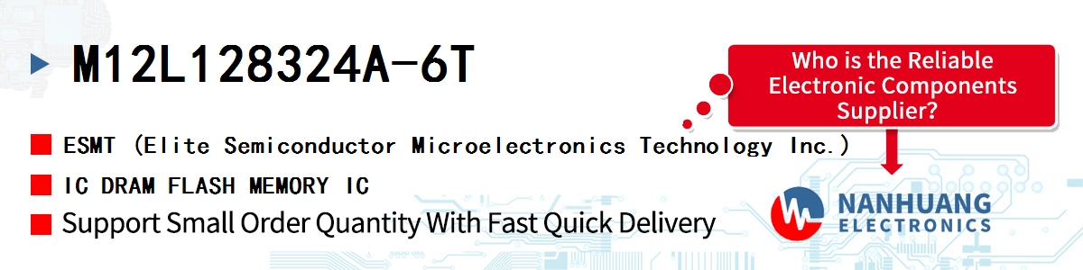 M12L128324A-6T ESMT IC DRAM FLASH MEMORY IC