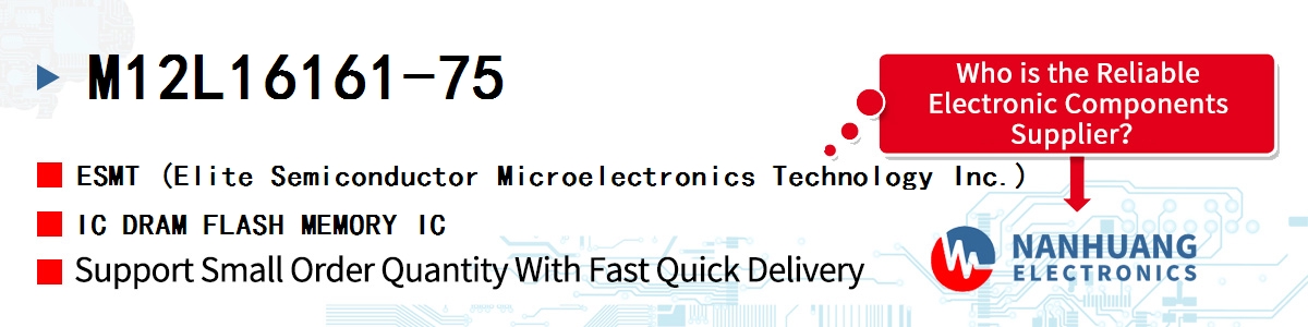 M12L16161-75 ESMT IC DRAM FLASH MEMORY IC