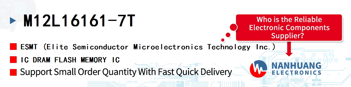 M12L16161-7T ESMT IC DRAM FLASH MEMORY IC
