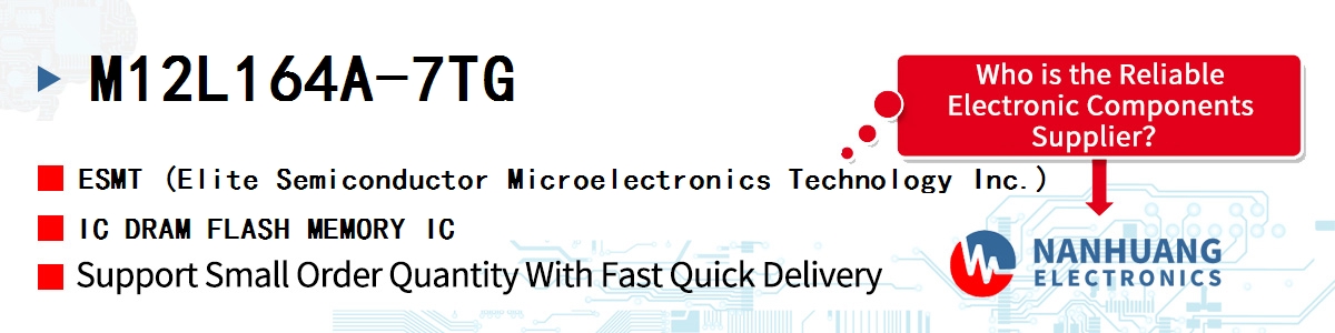 M12L164A-7TG ESMT IC DRAM FLASH MEMORY IC