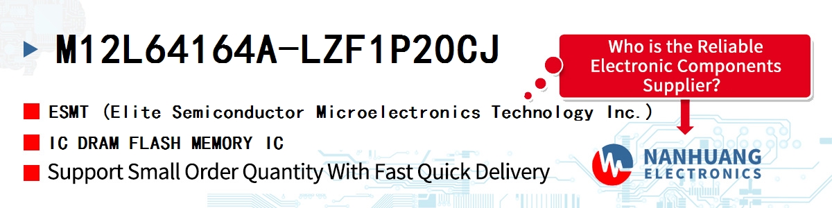 M12L64164A-LZF1P20CJ ESMT IC DRAM FLASH MEMORY IC